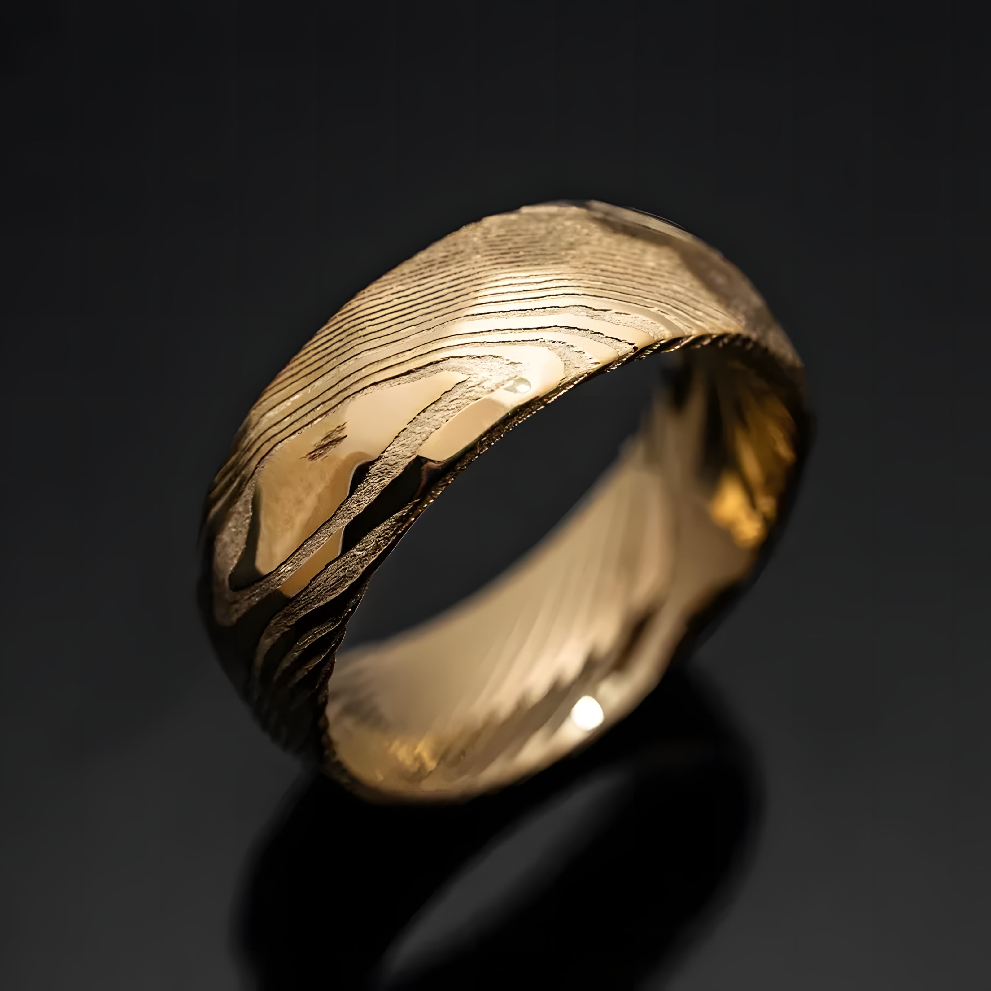 Aureforge Damascus Band